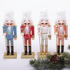 Red Hand-Painted Wood Nutcracker