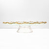 Glass & Gold Cake Stand