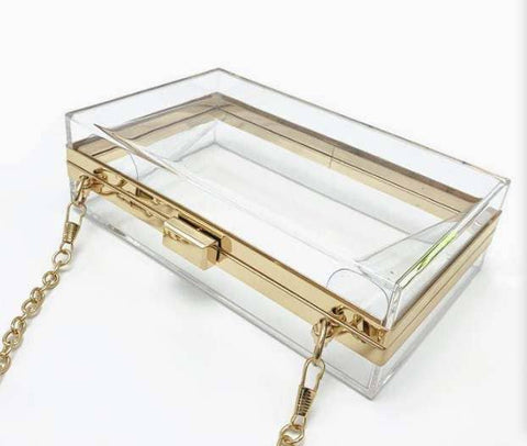 Clear Acrylic Crossbody Handbag