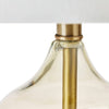 Clear Gold Glass Table Lamp