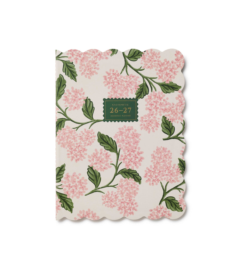 Rifle Paper Co. - 2027 Pink Hydrangea 12-Month Academic Appointment Notebook