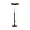 Kate and Laurel - Engles Adjustable Embossed Metal Table and Plant Stand