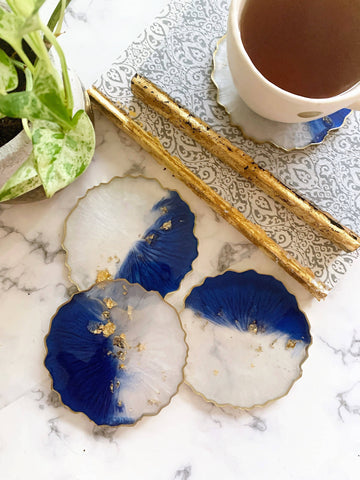 Round Two Tone Coaster Set