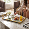 Bamboo Mirrored Tray