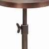 Kate and Laurel - Engles Adjustable Embossed Metal Table and Plant Stand