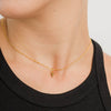 Gold Dainty Cross Pendant Necklace