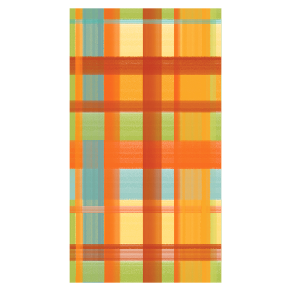Fall Plaid Paper Guest Towel Napkins