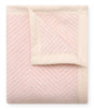 ChappyWrap - Harborview Herringbone Ballet Pink Mini Blanket