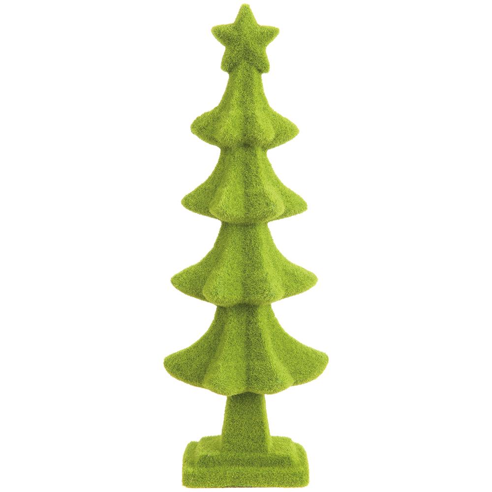 Green Flocked Tree