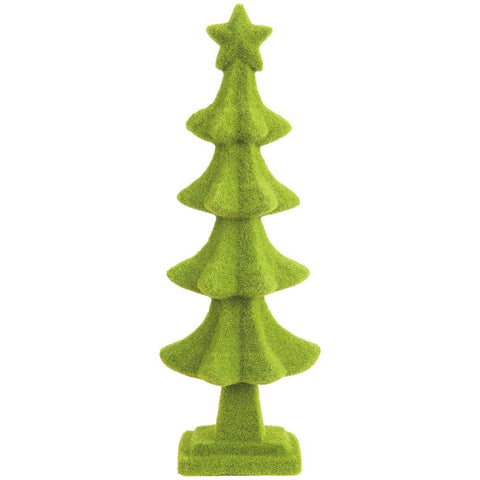 Green Flocked Tree