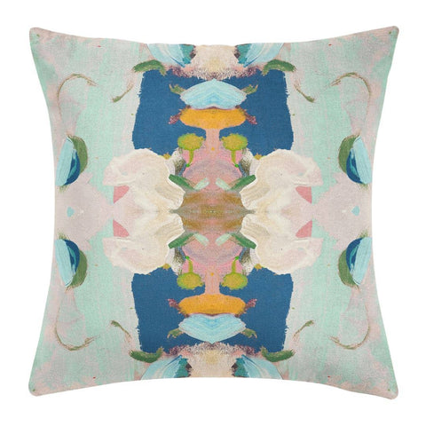 Monet’s Garden Navy Decorative Pillow