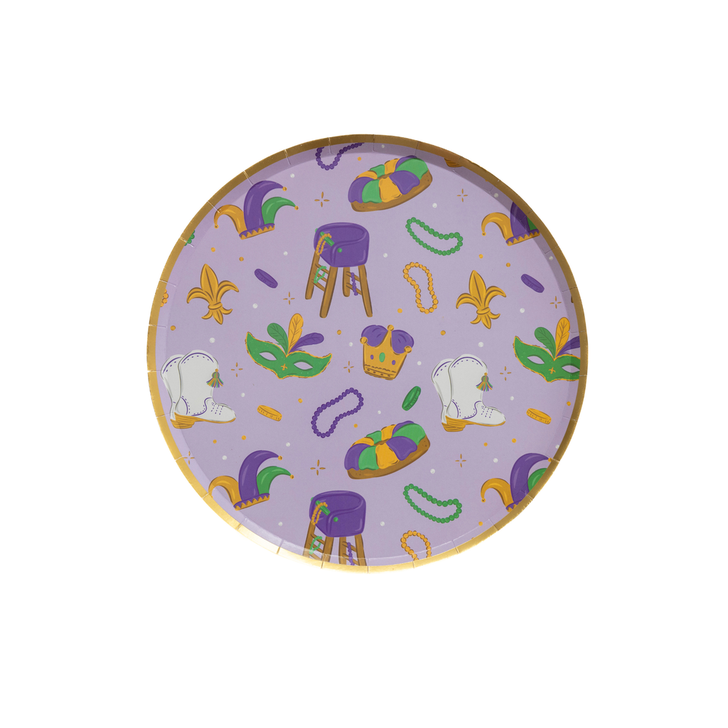 King Cake Party Plate Set