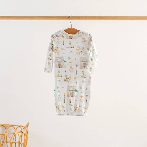 Powdered Sugar and Puppies Organic Cotton Pajama Set