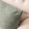 Olive Boucle Lumbar Pillow