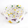 Mardi Gras Orleans Double Handle Bowl