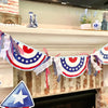 Patriotic Bunting Garland Panels