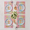 Cheers Gingham Foil Beverage Napkins