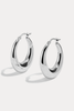Hollow Hoops in Gold & Silver