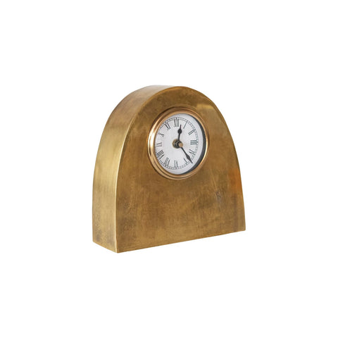 Gold Metal Mantel Clock