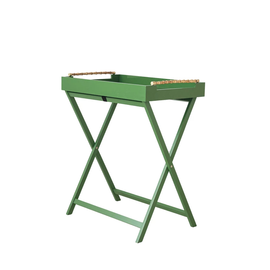 Lacquered Folding Tray Table