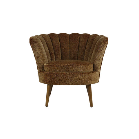 Leopard Print Fabric Chair