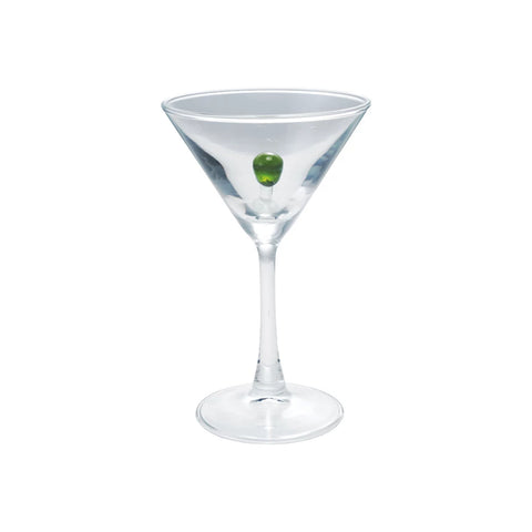 Martini Olive Glass