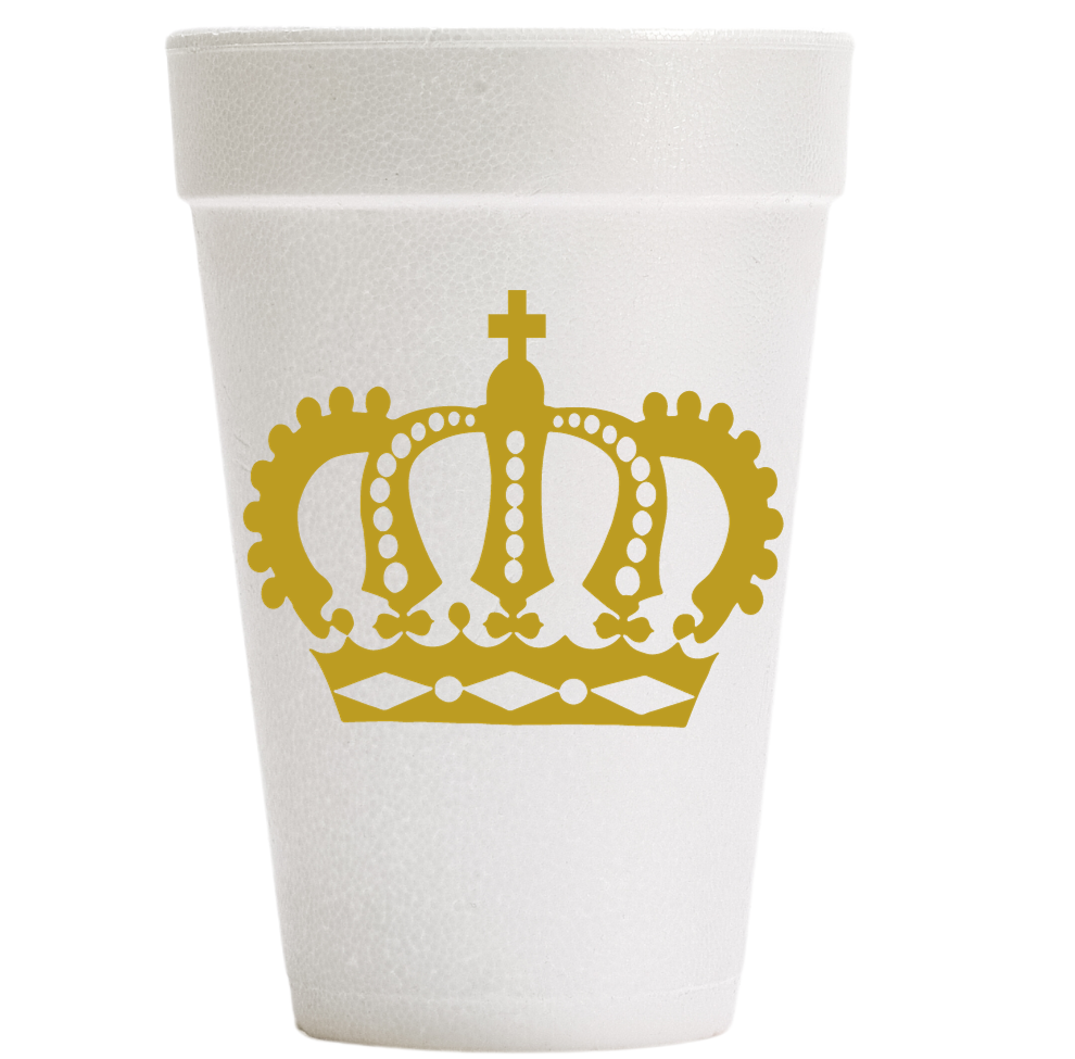 Crown Foam Cup Set