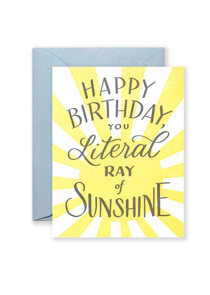 Ray of Sunshine Greeting Card