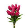 White Real Touch Tulip Bunch
