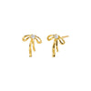 Bow CZ Earrings
