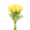 White Real Touch Tulip Bunch