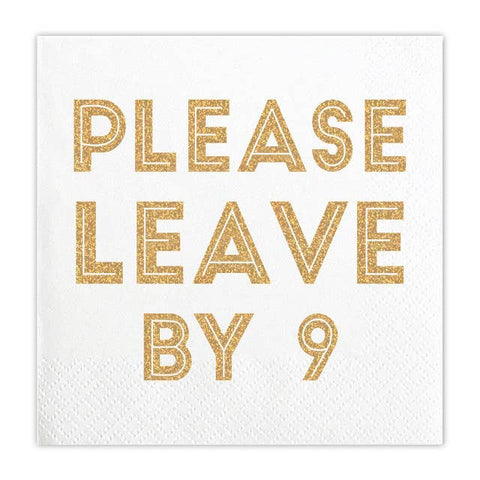 Please Leave by 9 Cocktail Napkins