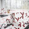 Coquette Bow Crimson and White Wrapping Paper