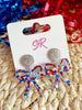 Sandy + Rizzo - Star-Spangled Petite Bow Earrings