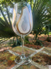 Hand Painted Stemmed Oyster Wine Glass