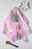 Pink Ribbon Christmas Tree Tea Towel