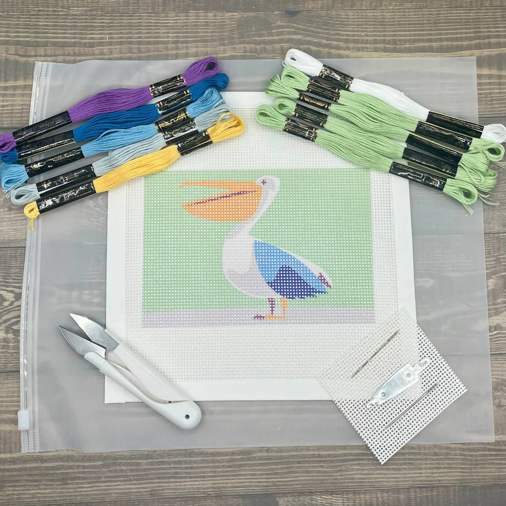 Pelican Needlepoint Design Kit