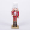 Red Hand-Painted Wood Nutcracker
