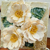 Gardenia Clay Floral Bouquet Canvas Art