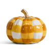 Orange & White Ceramic Pumpkin Décor