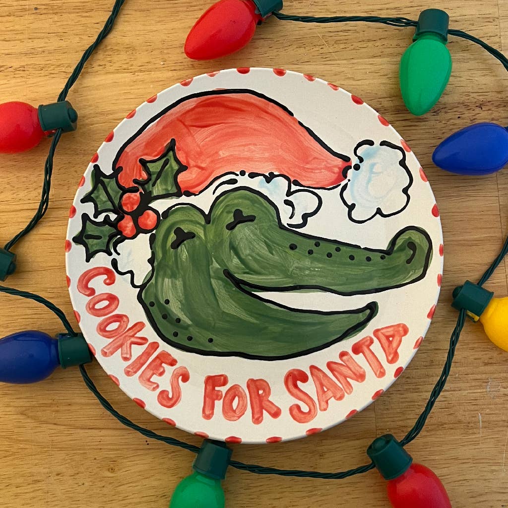 Cookies for Santa Plate