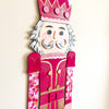 Pink and Gold Nutcracker Door Hanger