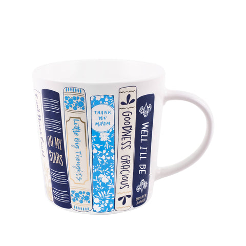 Draper James Southern Bookstack Ceramic Mug