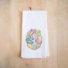 King Cake Tea Towel