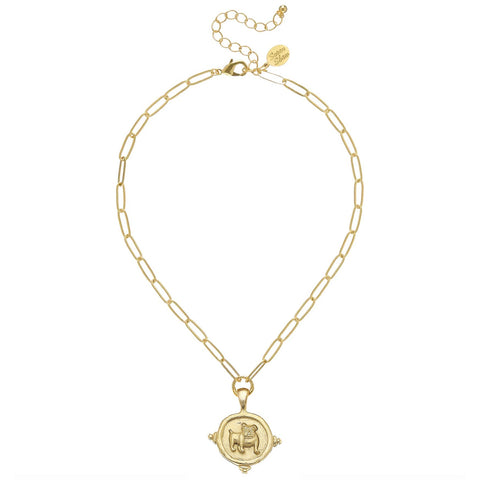 Susan Shaw - Bulldog Paperclip Necklace