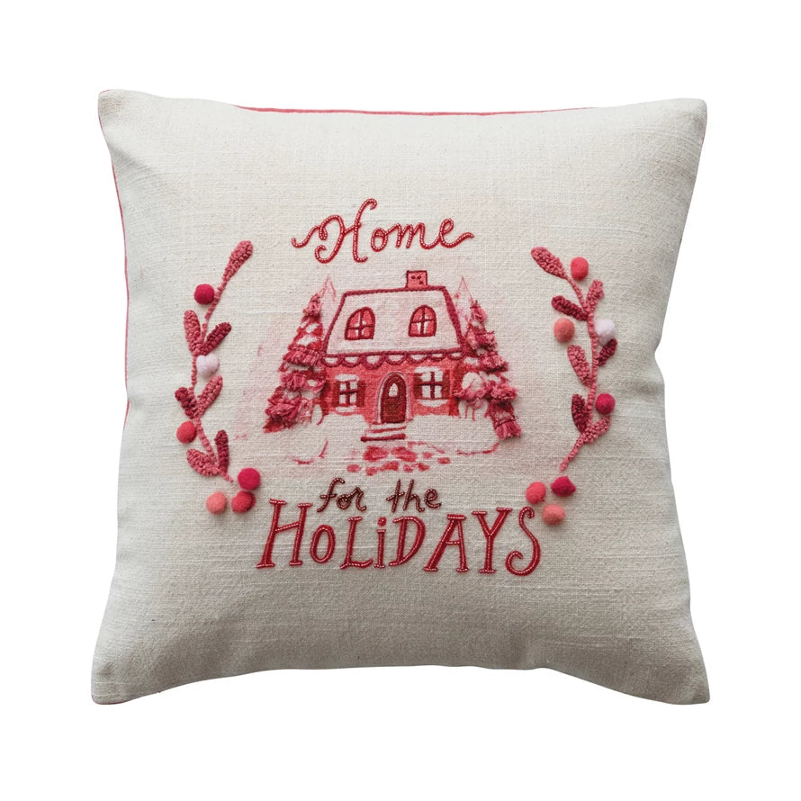 Home For The Holidays Pillow