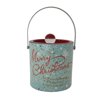 Stainless Steel Holiday Ice Bucket