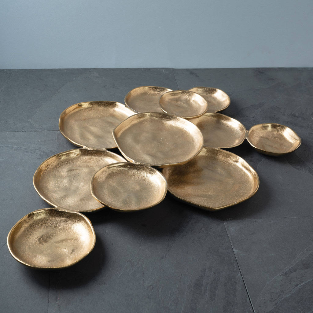 Gold Cluster Platter