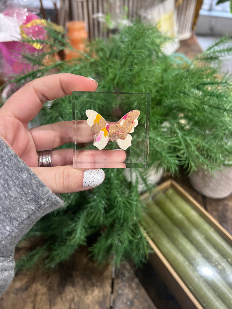 Butterfly Acrylic Block