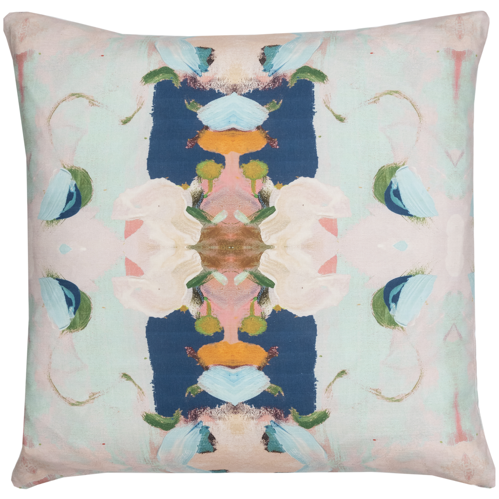 Monet’s Garden Navy 26x26 Pillow